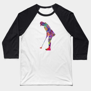 Female golfer Baseball T-Shirt